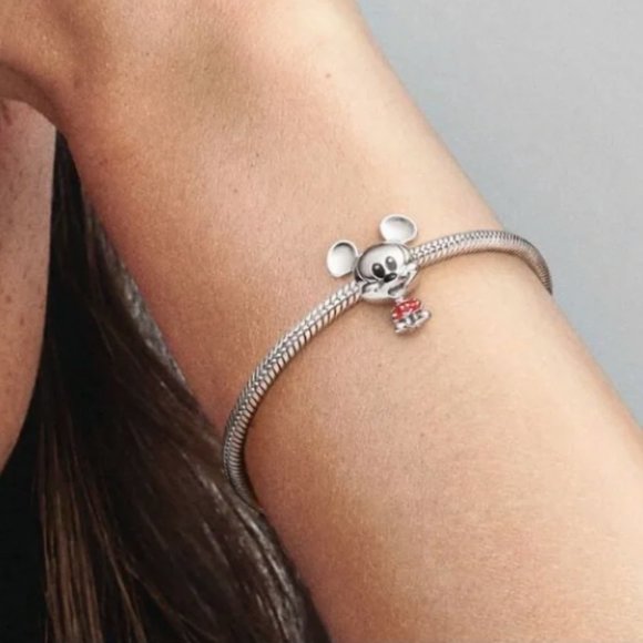 Disney Mickey Mouse Red Trousers Charm - Picture 7 of 8